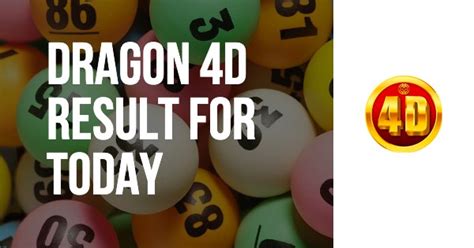 dragon lotto 4d|Today’s Results .